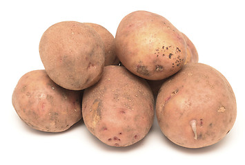 Image showing raw potatoes