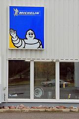 Image showing Sign Michelin on Wall