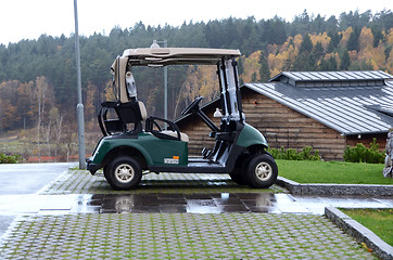 Image showing Golf car