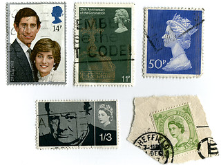 Image showing Vintage stamps