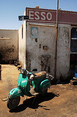 Image showing Street scene in the Oasis of Bahariya, Egypt