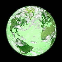 Image showing Green Earth