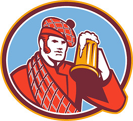 Image showing Scotsman Beer Drinker Mug Retro