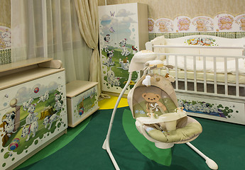 Image showing Babies room interior