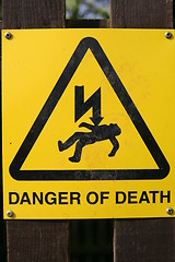 Image showing Danger of Death