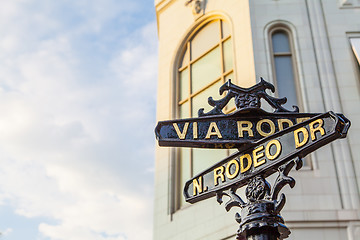 Image showing Rodeo Dr