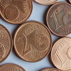 Image showing Euro coins