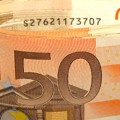 Image showing Euro note