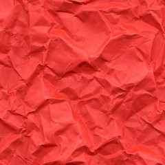 Image showing Red rippled paper