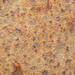 Image showing Rusted steel