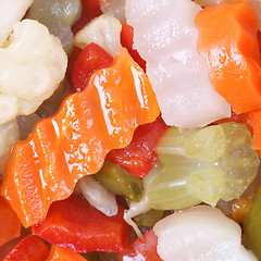 Image showing Mixed vegetables