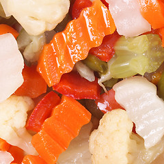 Image showing Mixed vegetables