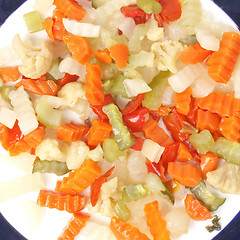 Image showing Mixed vegetables