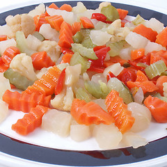 Image showing Mixed vegetables