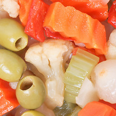 Image showing Mixed vegetables