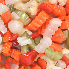 Image showing Mixed vegetables