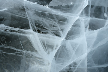 Image showing Spooky texture of broken ice
