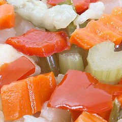 Image showing Mixed vegetables