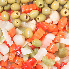 Image showing Mixed vegetables