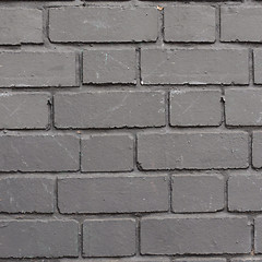 Image showing Black bricks