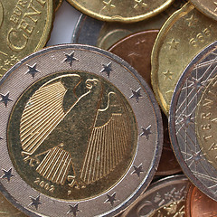 Image showing Euro coins