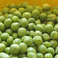 Image showing Green peas