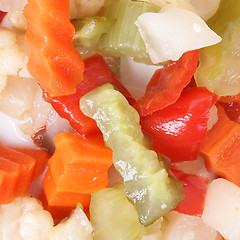 Image showing Mixed vegetables