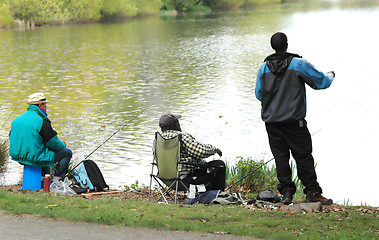 Image showing Fishing Buddies