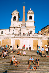 Image showing Spanish Steps