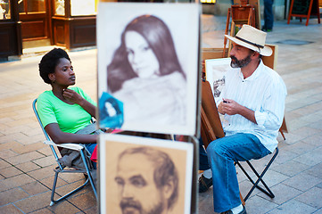 Image showing Portrait painter