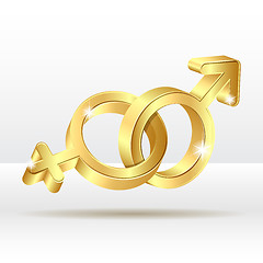 Image showing Male female symbol