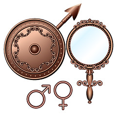 Image showing male and  female symbols.