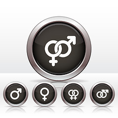 Image showing Male and  female symbols.