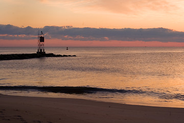 Image showing Sunrise at the Beach