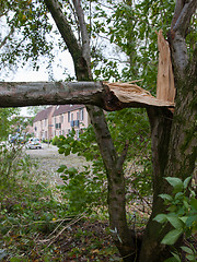 Image showing LEEUWARDEN, NETHERLANDS, OKTOBER 28, 2013: Massive storm hit the