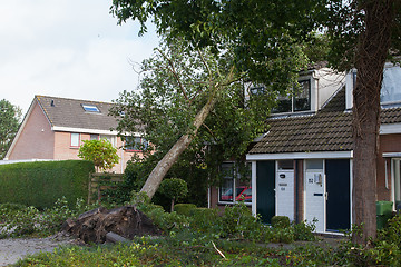 Image showing LEEUWARDEN, NETHERLANDS, OKTOBER 28, 2013: Massive storm hit the