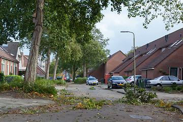 Image showing LEEUWARDEN, NETHERLANDS, OKTOBER 28, 2013: Massive storm hit the