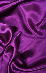 Image showing Smooth elegant lilac silk as background 