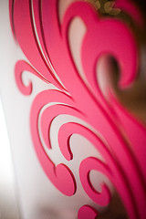 Image showing Beautiful bright pink pattern