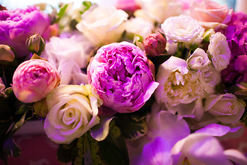 Image showing floral wedding arch