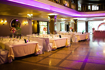 Image showing Interior of the restaurant