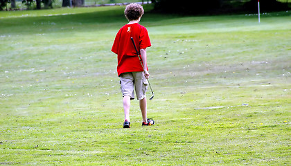 Image showing Young Golfer