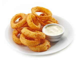 Image showing fried calamari rings