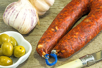 Image showing chorizo sausage