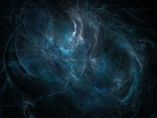 Image showing Blue fractal