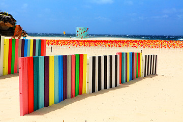 Image showing Sculpture by the Sea exhibit at Bondi Australia