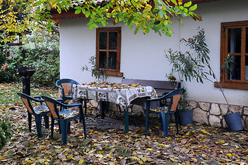 Image showing Garden in the Fall