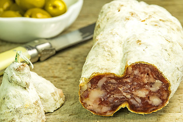 Image showing salami of France