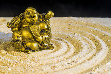 Image showing Buddha in zen circle