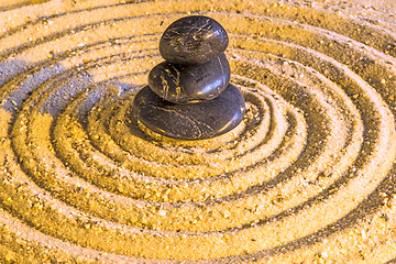 Image showing Zen circles